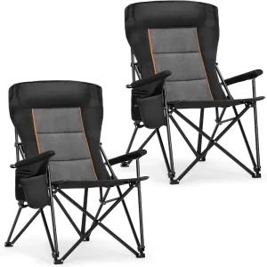 2-Pack Heavy Duty Outdoor Lawn Chairs
