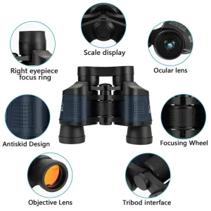Binocular Portable Telescope 60X60